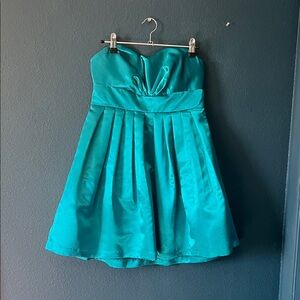 Xhilaration Vibrant Blue Satin Dress